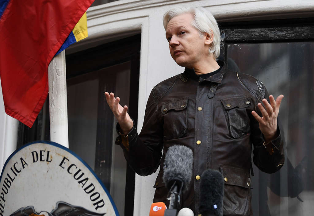 Julian Assange Joins Trump’s War on CNN