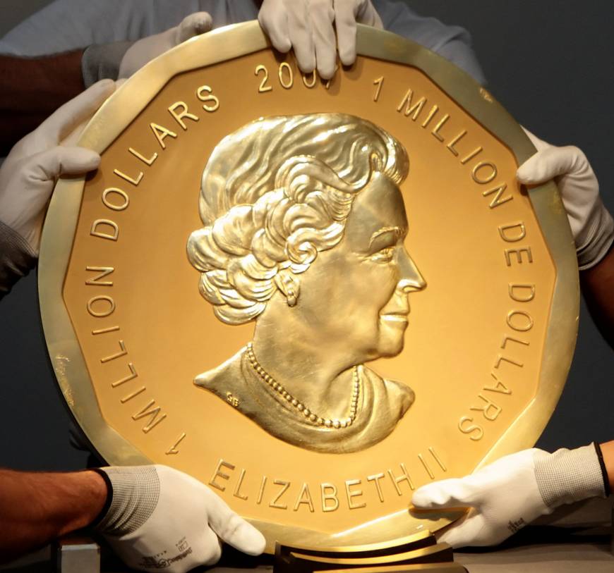 German Police Arrest Thieves for Stealing Giant Gold Coin from Berlin Museum