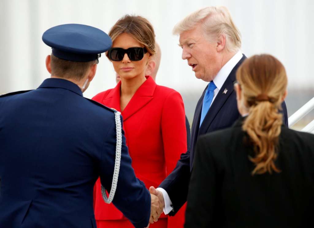 Trump Arrives in France on Two-day Visit