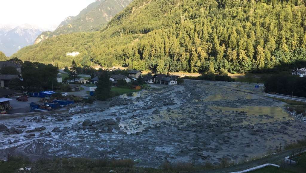 Up to 14 People Missing after Landslide in Swiss Alps
