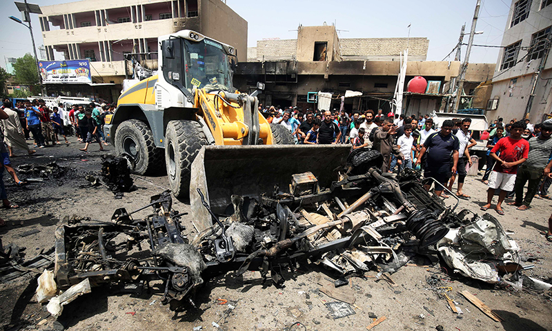 Bomb-Laden Car Kills At least 10 in Baghdad Market