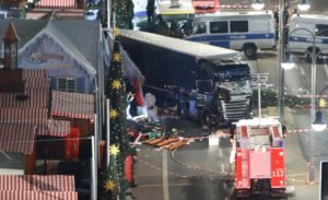 A truck forced itself into the Christmas market near Breitscheidplatz, a popular tourist destination in western Berlin, a bit after 8 PM. On December 20, 2016