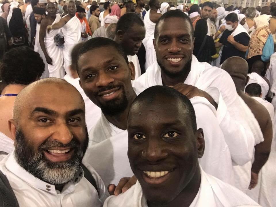 Footballers Abou Diaby, Demba Ba, Jacques Faty Perform Umrah