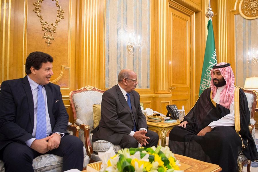 Deputy Custodian of the Two Holy Mosques Meets Algerian Minister of Foreign Affairs