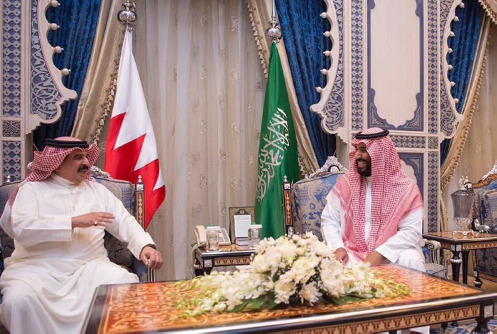 Saudi Vice Custodian, Bahraini King Discuss Bilateral Ties