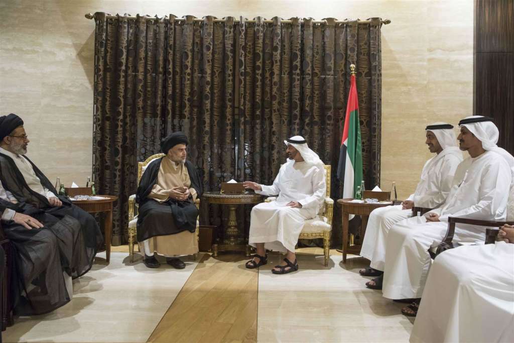 Abu Dhabi Crown Prince Welcomes Moqtada Al Sadr
