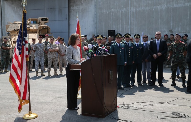 US Delivers Fighting Vehicles to the Lebanese Army