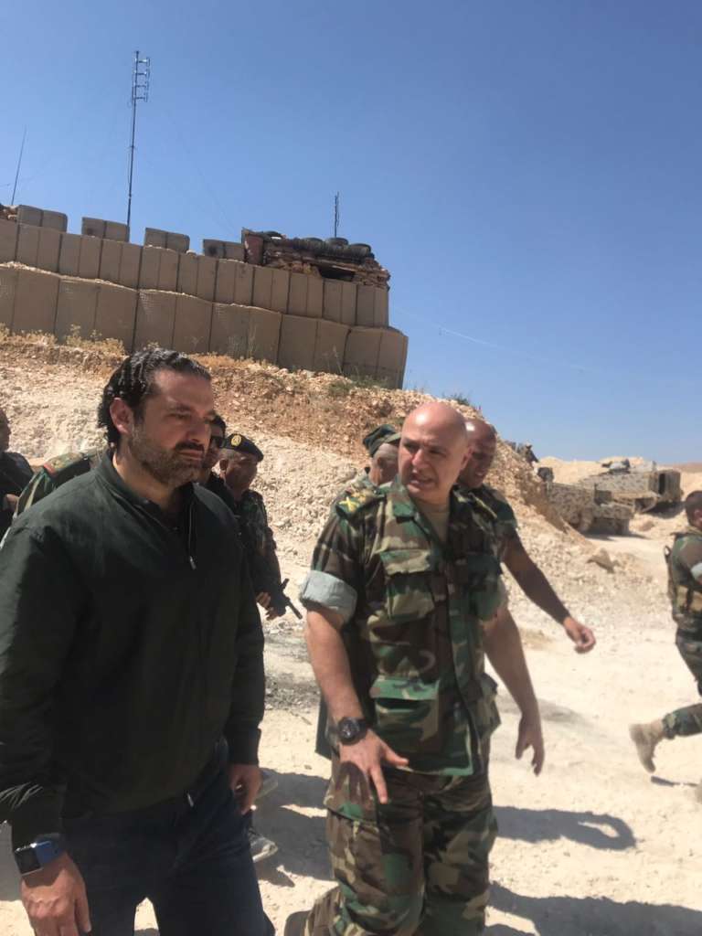 Hariri: Army Responsible of Lebanese Border