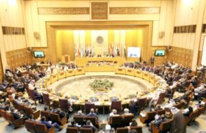 Arab foreign ministers meet during a regular session in Cairo.