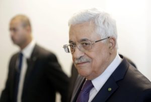 Palestinian President Mahmoud Abbas during the 68th session of the General Assembly at United Nations headquarters (AP/Seth Wenig)