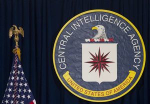 The logo of the Central Intelligence Agency is seen at CIA Headquarters in Langley, Virginia, April 13, 2016.