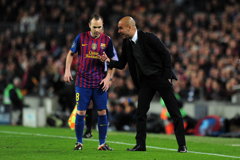 Guardiola: My Debt to Andrés Iniesta and how he Opened my Eyes on Tactics