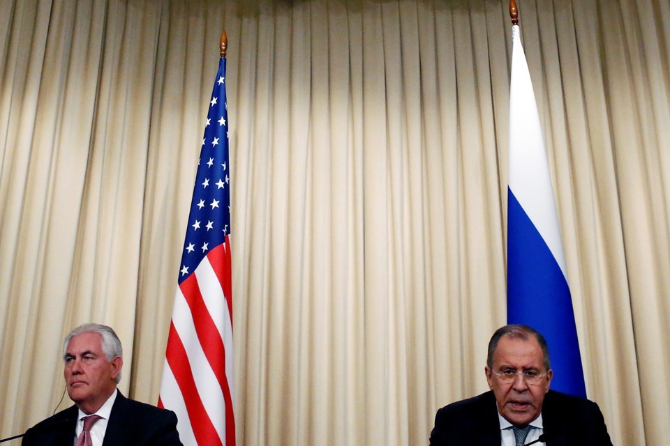 Tillerson, Lavrov Discuss Syria in Telephone Call