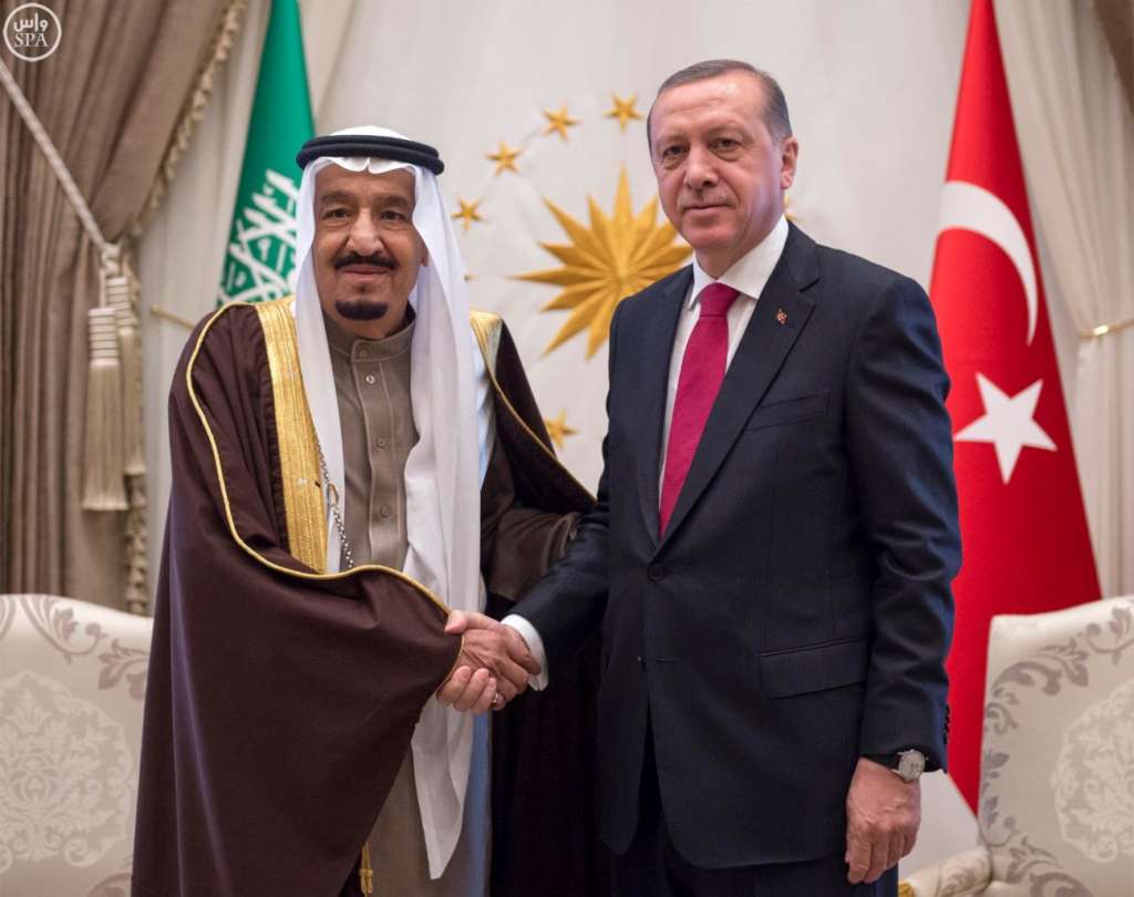 Phone Call between King Salman and Turkish President