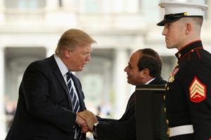 Trump US Egypt Sisi