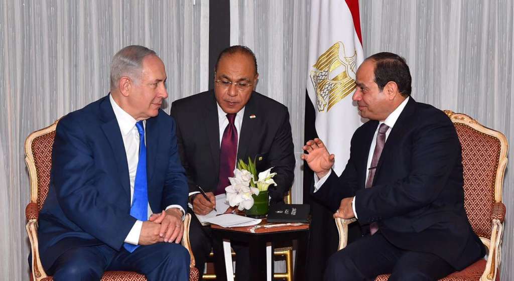 Sisi, Netanyahu Discuss Security Guarantees in Gaza, Revival of Peace Talks