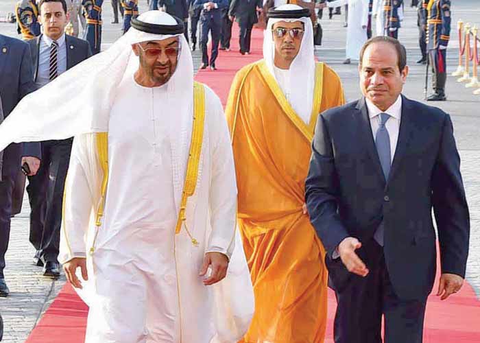 Sisi Heads to UAE to Discuss Palestinian Reconciliation, Crisis with Qatar