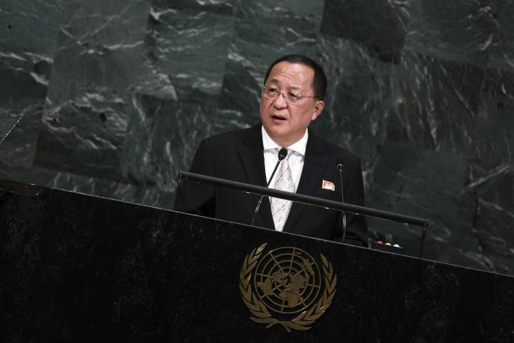 N.Korean FM at UN Says Confrontation with US ‘Inevitable’