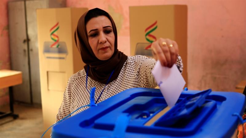 Iraqi Kurds Vote amid Tight Geographic Dragnet