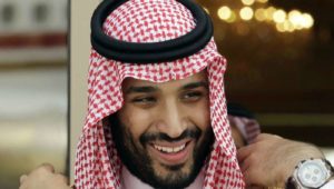Saudi Crown Prince Mohammed bin Salman bin Abdulaziz Al Saud.
