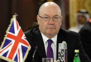 Alistair Burt MP, Britain's Minister of State for the Middle East at the Foreign & Commonwealth Office