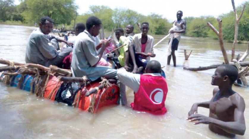 Sudanese Volunteer Rescues Refugees on Floating Barrels